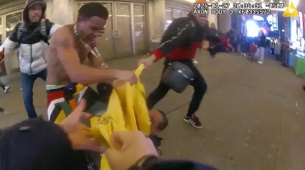 the times square incident unfolds